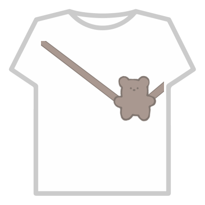 {aesthetic} dark brown bear bag!