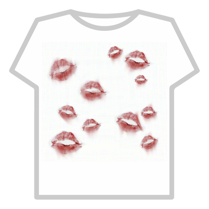 zombie goth emo lipstick marks blood stains