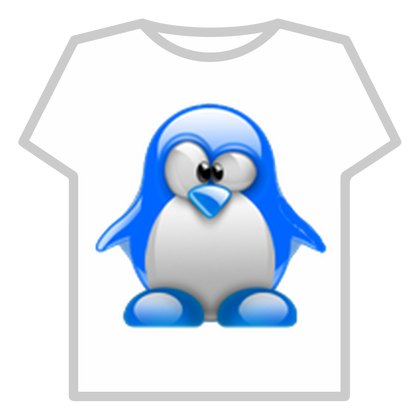 Blue penguin shirt